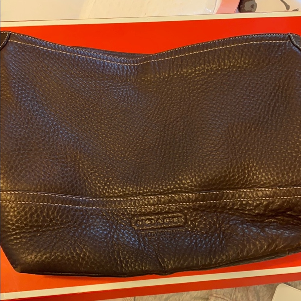 Coach Hobo Bag Brown Leather